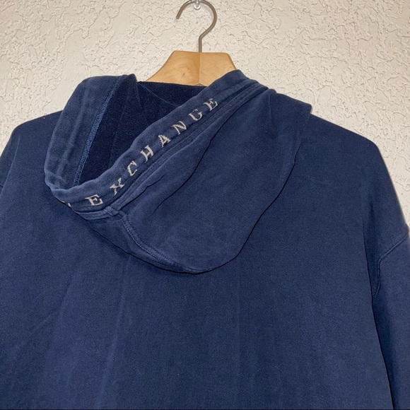 Armani Exchange navy blue hoodie size XL women - Picture 10 of 13